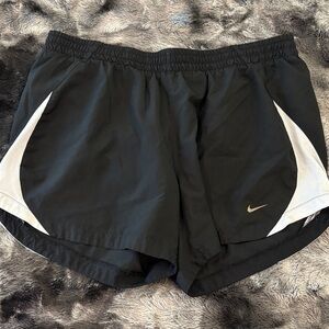 Nike Black and White Athletic Shorts